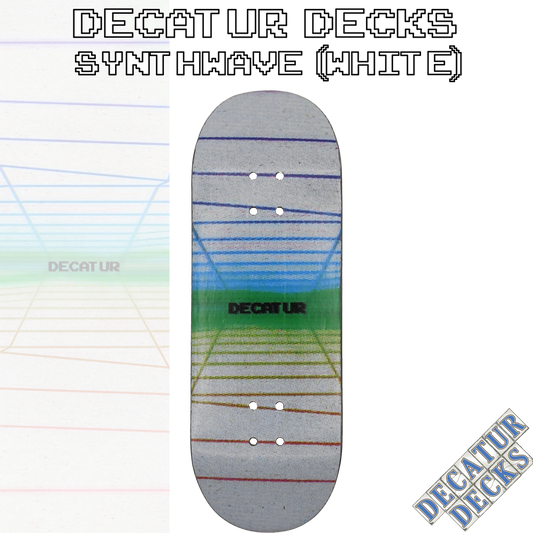 DECATUR DECKS - SYNTHWAVE (WHITE)